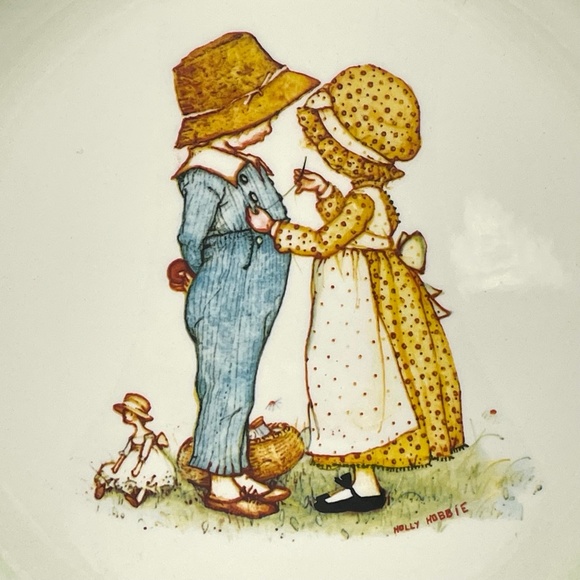 Vtg. Holly Hobbie Collectors Plate "The easist tasks are those done with love" - Picture 2 of 4